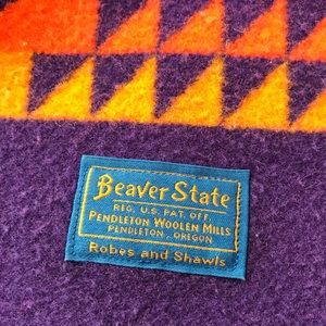 Beaver State Pendleton wool blanket, full size.